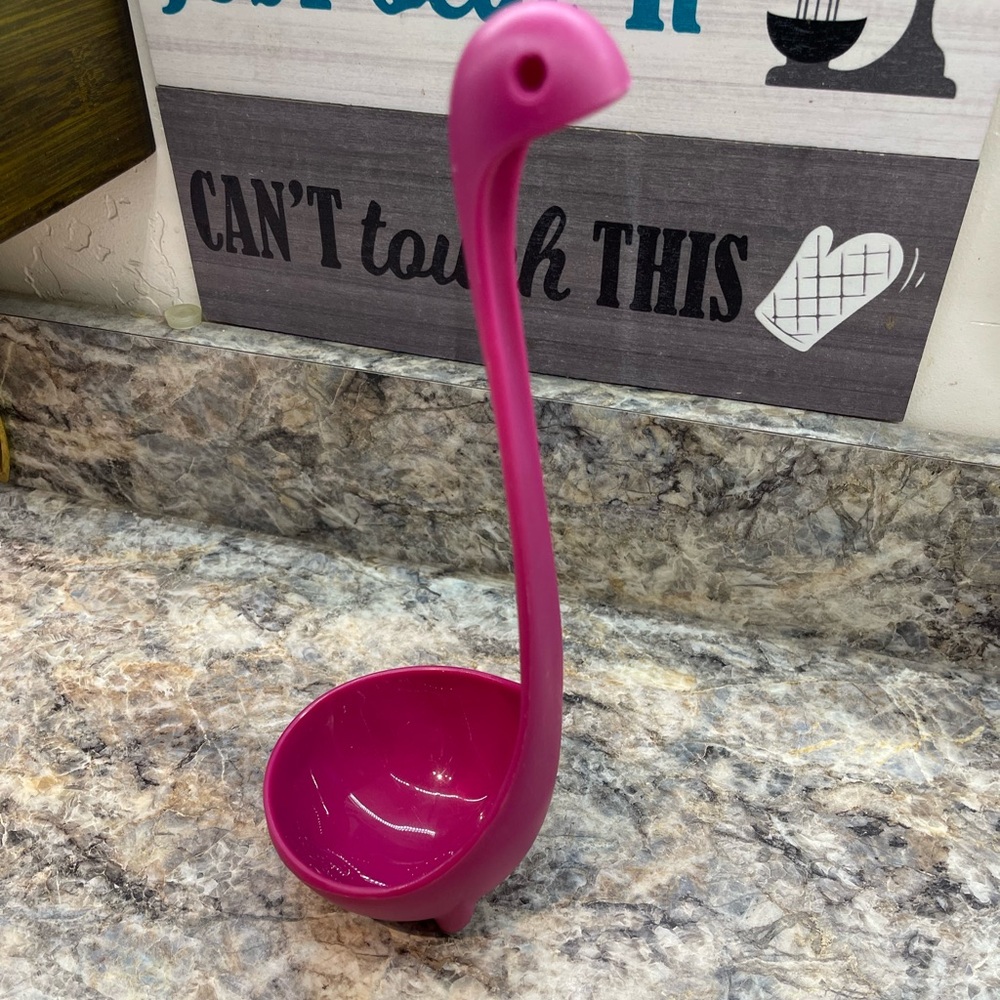 Pink Nessie Soup Ladle Spoon Lock Ness Monster OTOTO brand